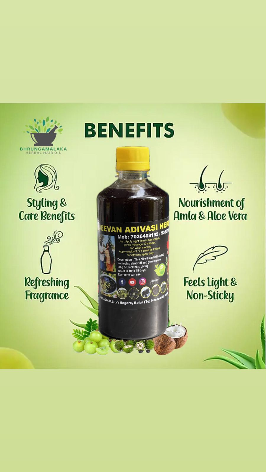 Adivasi Jeevan Herbal Hair Oil